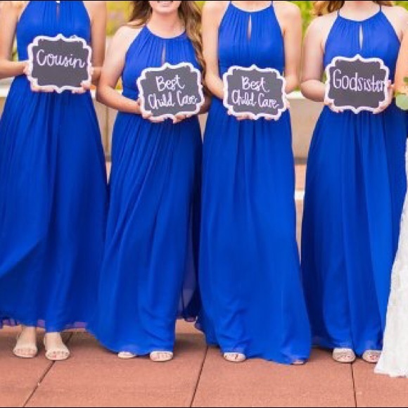 azazie royal blue